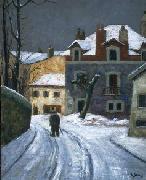 Louis Dewis Snow in Biarritz oil painting on canvas